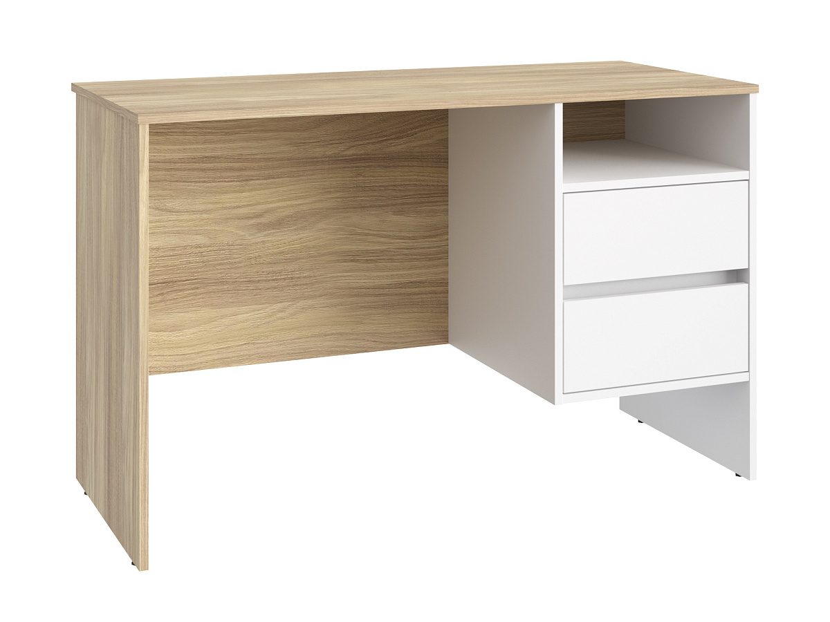 Стол Оскар ОС-23 блэквуд ячменный/белый структурный