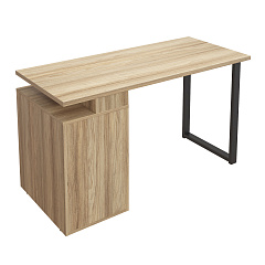 Стол С-406 блэквуд ячменный/меренга (1350*600)