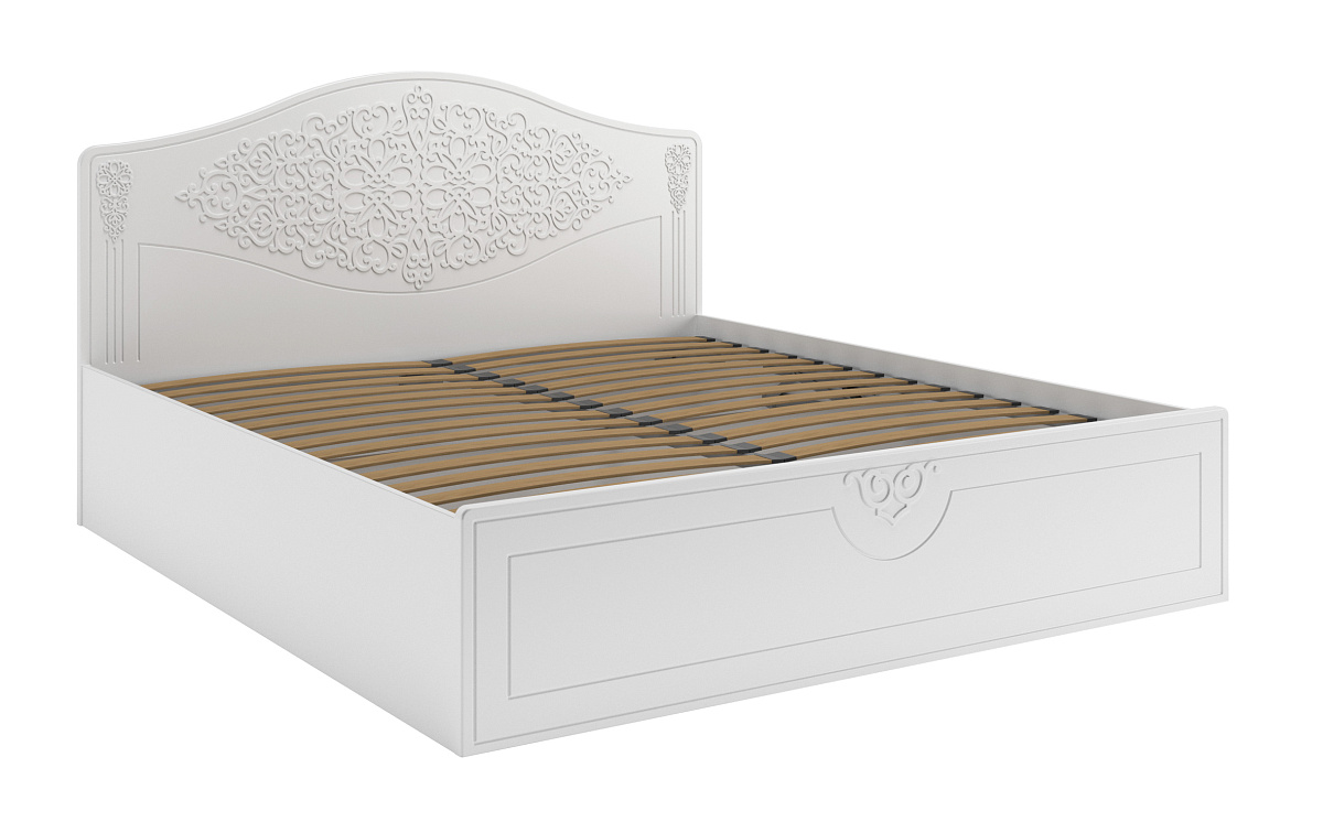 Кровать Ассоль АС-61 (2000х1800) белое дерево