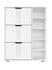 Тумба Эмилия ЭЛ-42 белый структурный/меренга