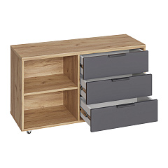 Тумба К-50 дуб крафт золотой/графит