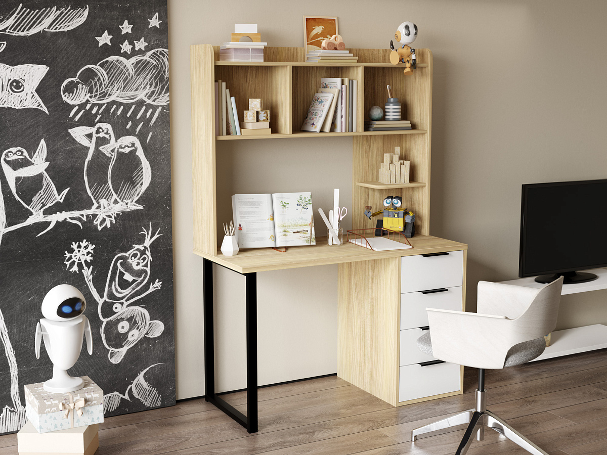 Полка П-101 блэквуд ячменный (1194*240)