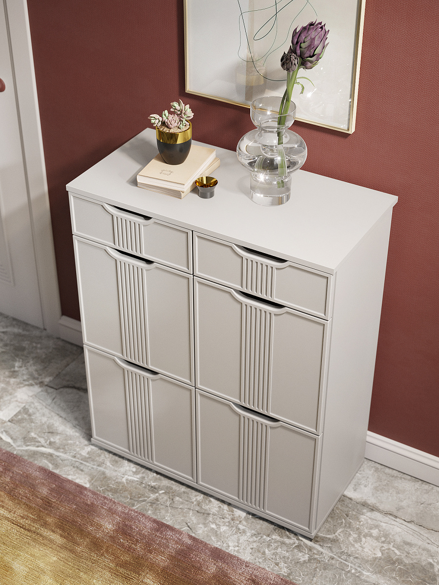 Комод Эмилия ЭЛ-20 кашемир/шарли керамика