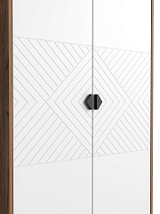 Шкаф для одежды Астрид АР-01 дуб крафт табачный/бланж