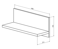 Набор мебели Виктория ВИ-007 дуб крафт золотой