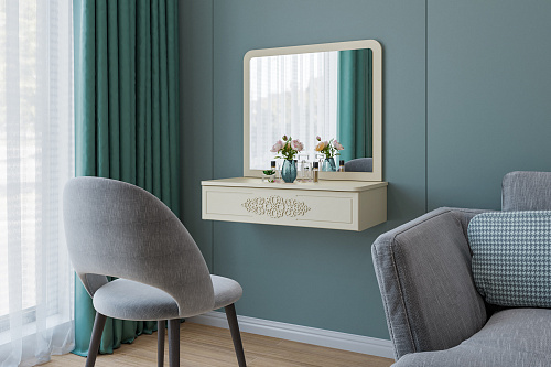 Тумба подвесная Ассоль плюс АС-69 ваниль