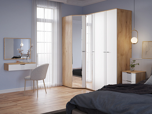 Зеркало Эмилия ЭЛ-24 дуб крафт золотой