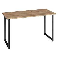 Стол С-600 дуб крафт золотой/каркас черный (1350х600)