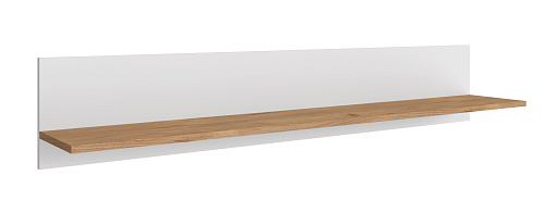 Полка Ирма ИР-22 дуб крафт/белый структурный