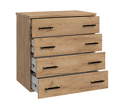 Комод Виктория ВИ-71 дуб крафт золотой