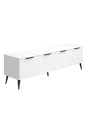 Тумба ТВ Контемпо КТ-05 белый бриллиант/бланж