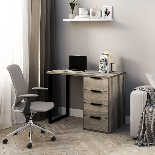 Стол С-404 дуб эвок/дуб сонома темный (1000х550)