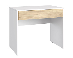 Стол Оскар ОС-25 белый структурный/блэквуд ячменный