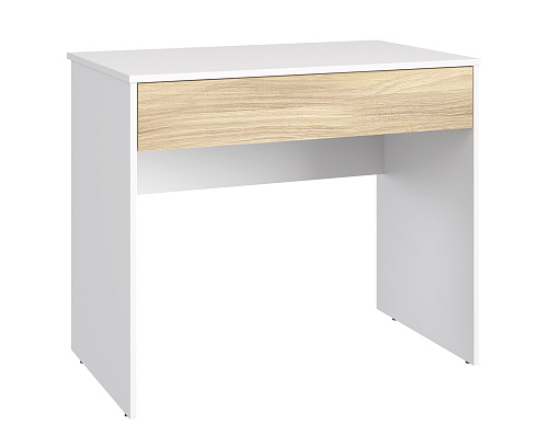 Стол Оскар ОС-25 белый структурный/блэквуд ячменный