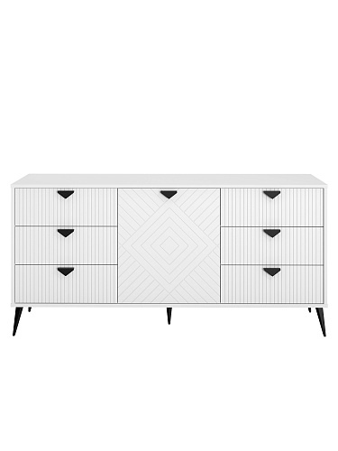 Комод Астрид АР-03 белый бриллиант/бланж