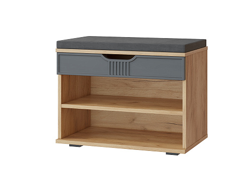 Тумба Эмилия ЭЛ-44К дуб крафт золотой/графит