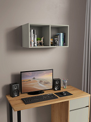 Полка П-01 глиняный серый