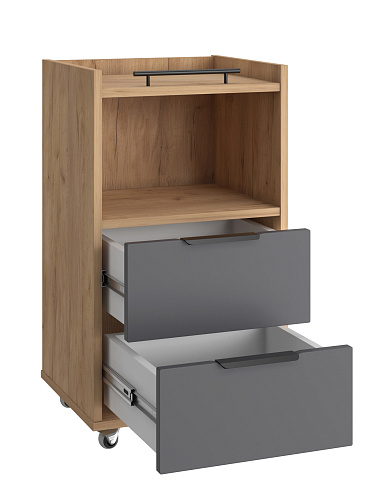 Тумба К-30 дуб крафт золотой/графит