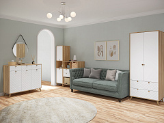 Шкаф Велламо ВО-07 блэквуд ячменный/бланж