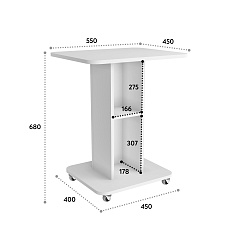 Тумба комбинированная К-31 белый структурный