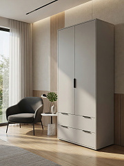 Шкаф Оптима ОП-26 глиняный серый/риолит