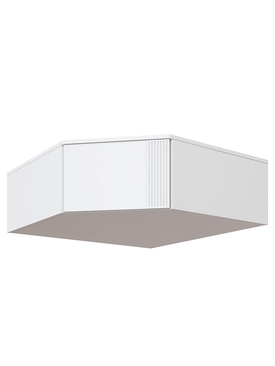 Антресоль Эмилия ЭЛ-55 белый структурный/меренга