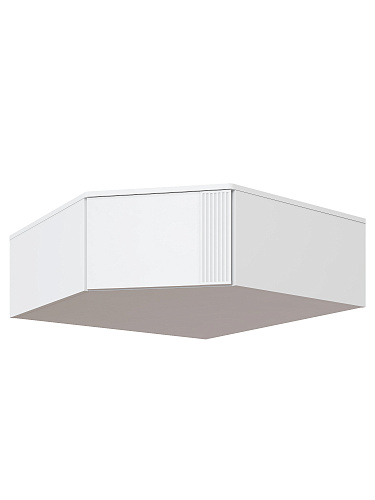 Антресоль Эмилия ЭЛ-55 белый структурный/меренга