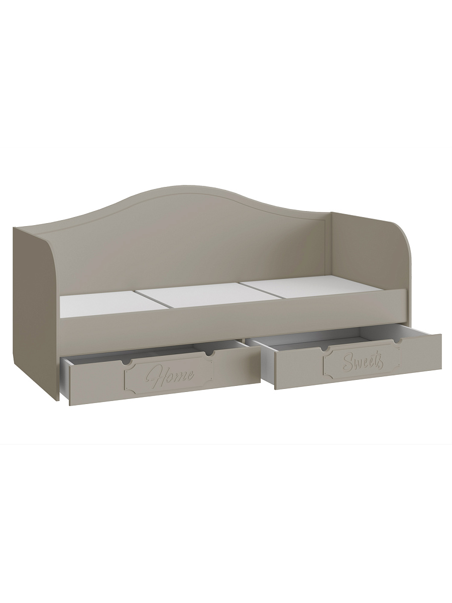 Кровать ДримСтар ДС-51 (800х2000) глиняный серый/риолит