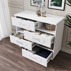 Комод ДримСтар ДС-10 белое дерево