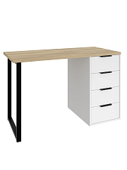 Стол С-400 блэквуд ячменный/белый структурный/меренга