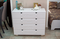 Комод ДримСтар ДС-12 белое дерево