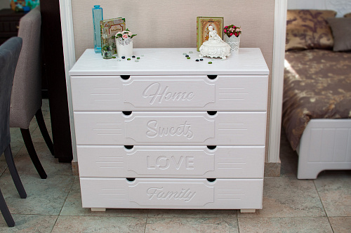 Комод ДримСтар ДС-12 белое дерево