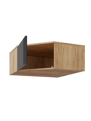 Антресоль Эмилия ЭЛ-52 дуб крафт золотой/графит