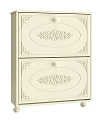 Тумба для обуви (обувница) Ассоль плюс АС-45 ваниль