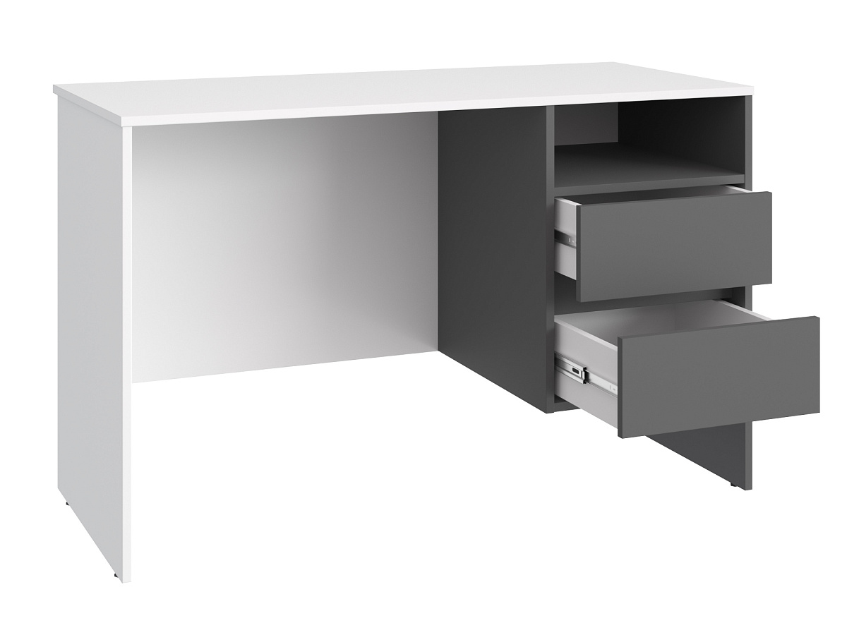 Стол Оскар ОС-23 белый структурный/графит