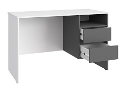 Стол Оскар ОС-23 белый структурный/графит