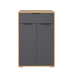 Комод Оптима ОП-06 дуб крафт золотой/графит