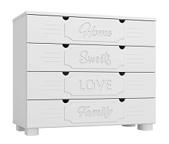 Комод ДримСтар ДС-12 белое дерево