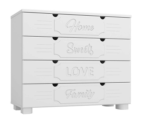 Комод ДримСтар ДС-12 белое дерево