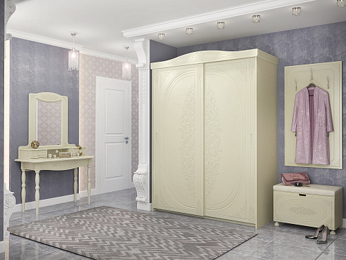 Гарнитур для прихожей Ассоль плюс АС-044 ваниль