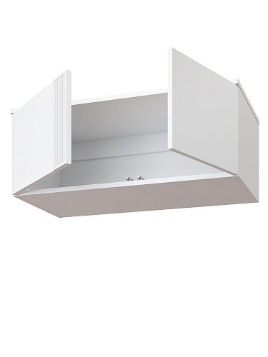 Антресоль Эмилия ЭЛ-51 белый структурный/меренга