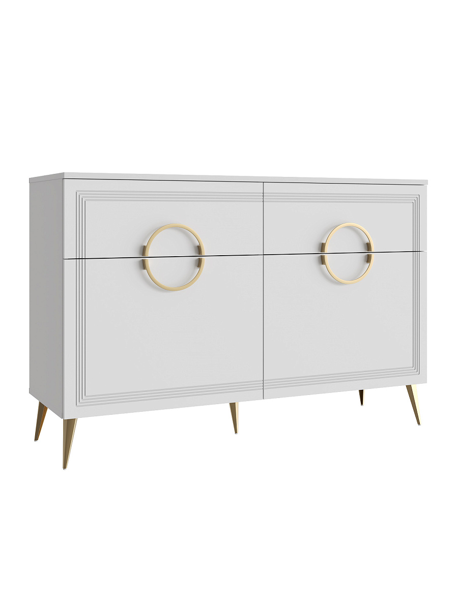 Комод Оливия ОЛ-21 белый бриллиант/бланж