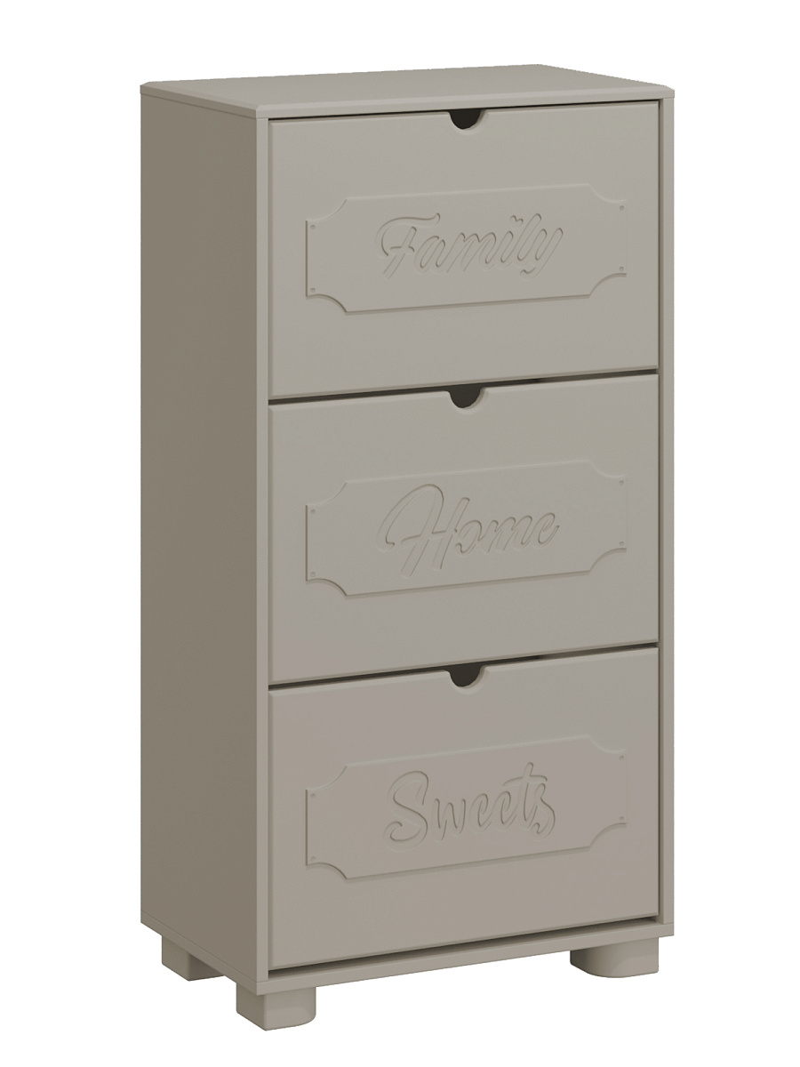 Тумба для обуви ДримСтар ДС-23 глиняный серый/риолит