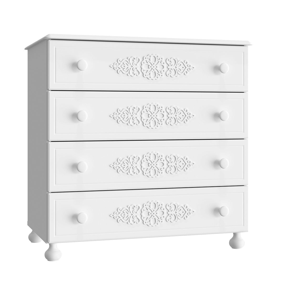 Комод Ассоль АС-5 белое дерево