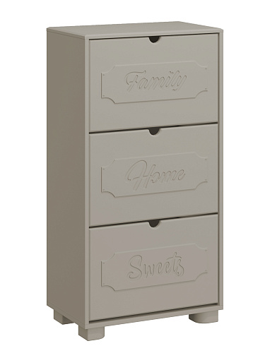 Тумба для обуви ДримСтар ДС-23 глиняный серый/риолит