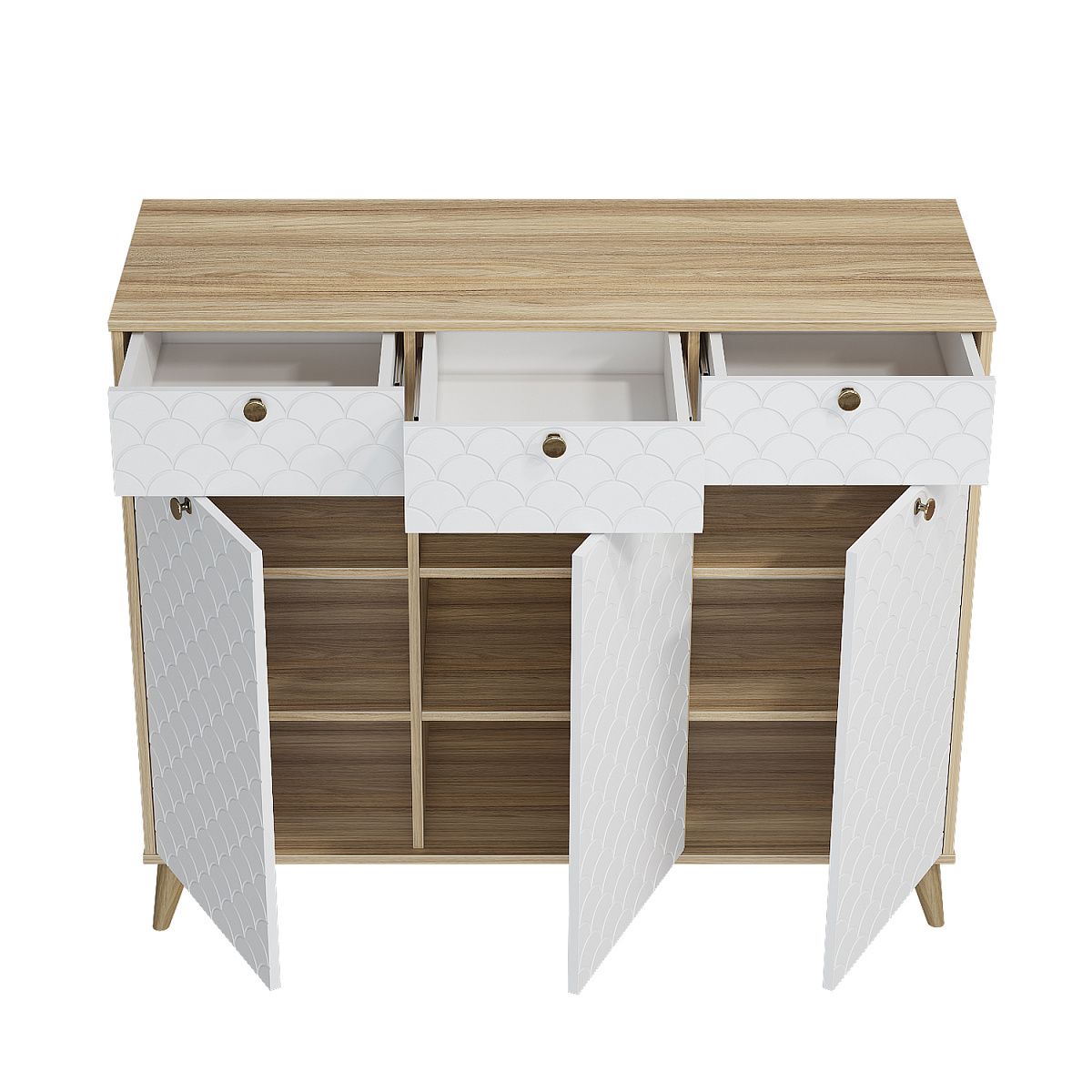 Тумба Велламо ВО-05 блэквуд ячменный/бланж