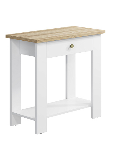 Стол С-301 белый структурный/блэквуд ячменный