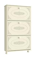 Тумба для обуви (обувница) Ассоль плюс АС-46 ваниль