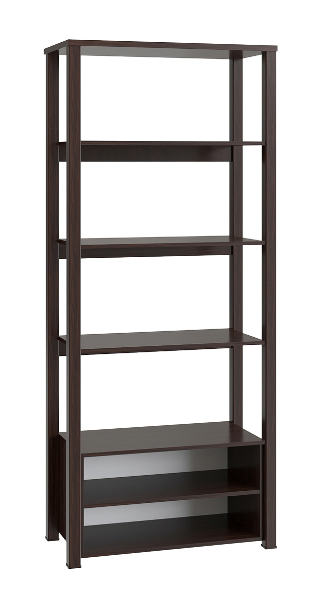 Стеллаж открытый Изабель ИЗ-62К орех темный