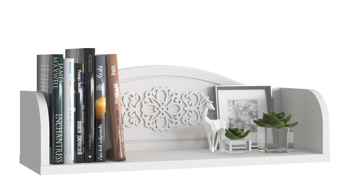 Полка Ассоль АС-48 белое дерево